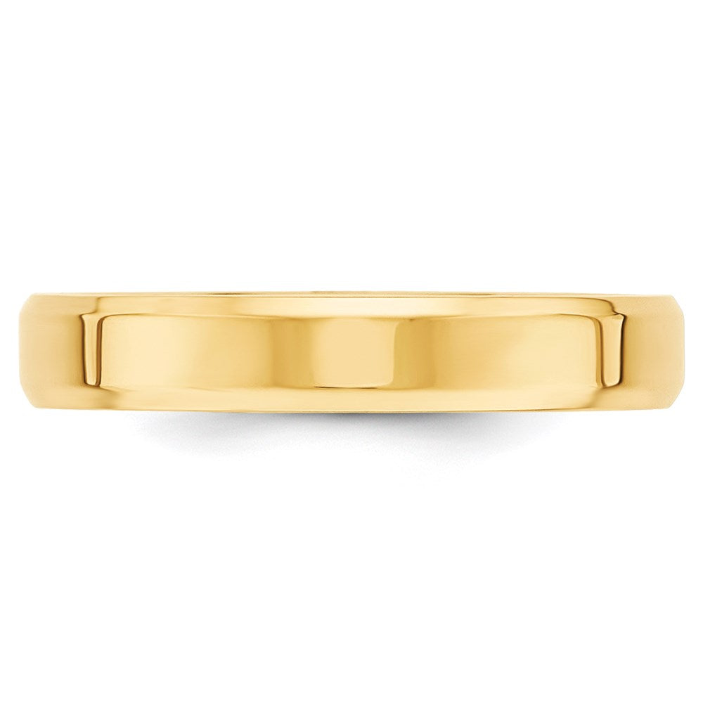 14KY 4mm Bevel Edge Comfort Fit Band