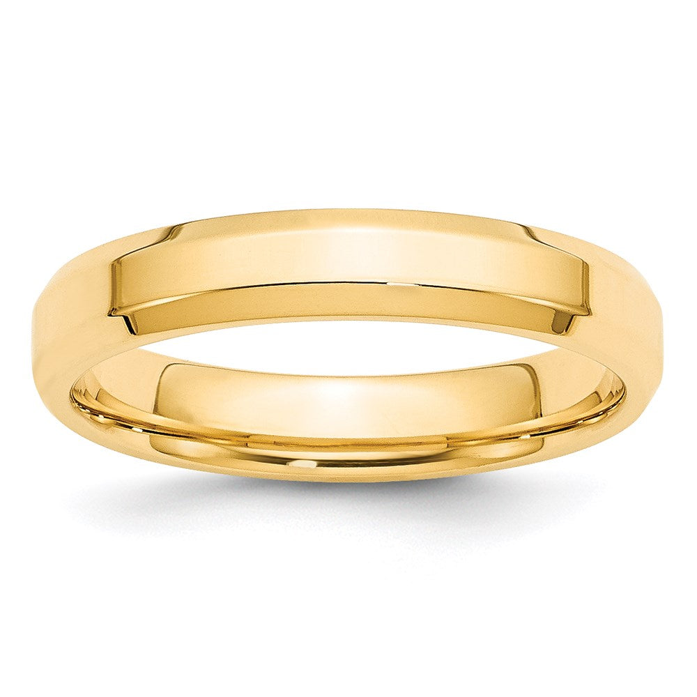 14KY 4mm Bevel Edge Comfort Fit Band