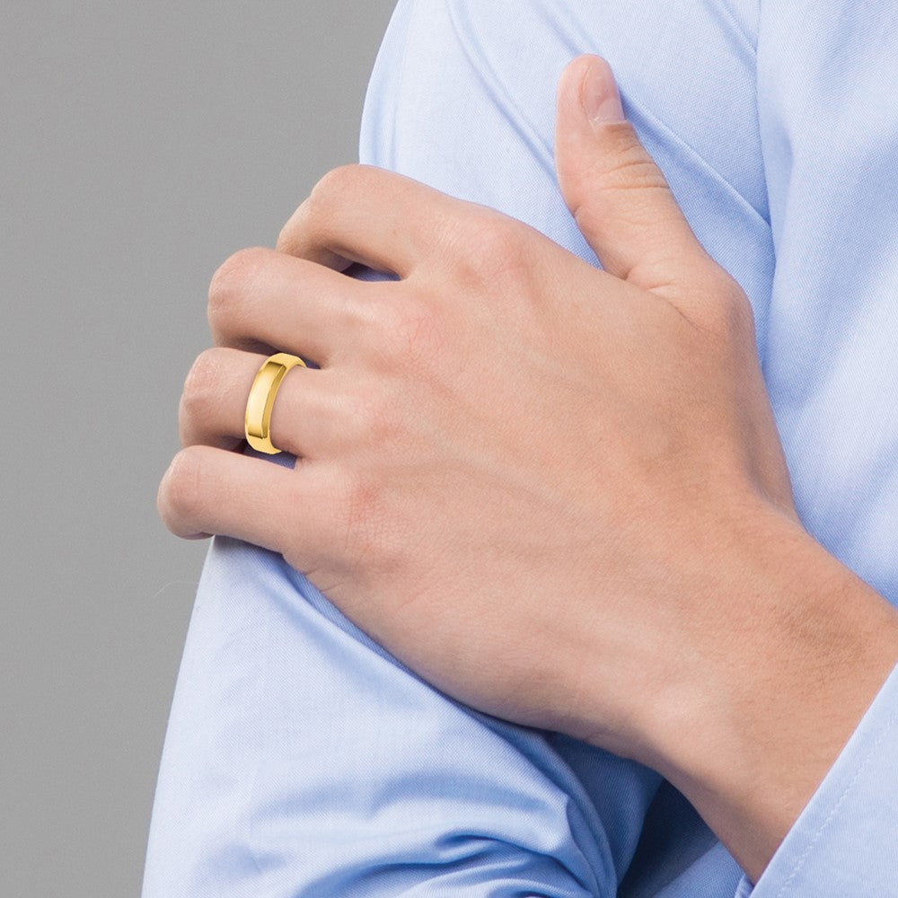 14KY 5.5mm Bevel Edge Comfort Fit Band