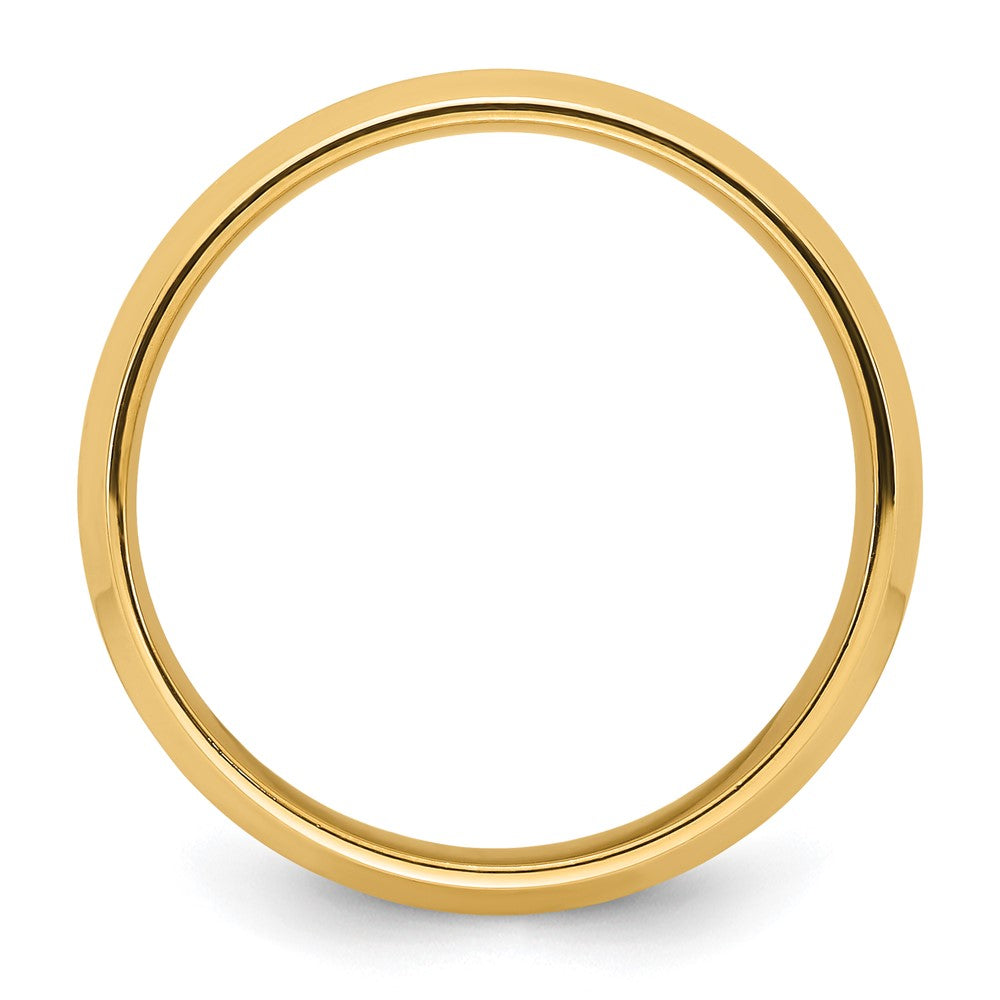 14KY 7mm Bevel Edge Comfort Fit Band
