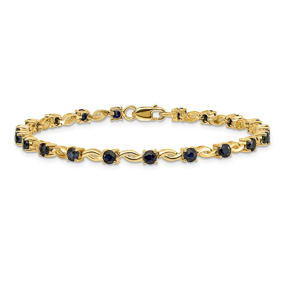 14k Sapphire Bracelet