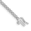 14k White Gold Diamond Tennis Bracelet