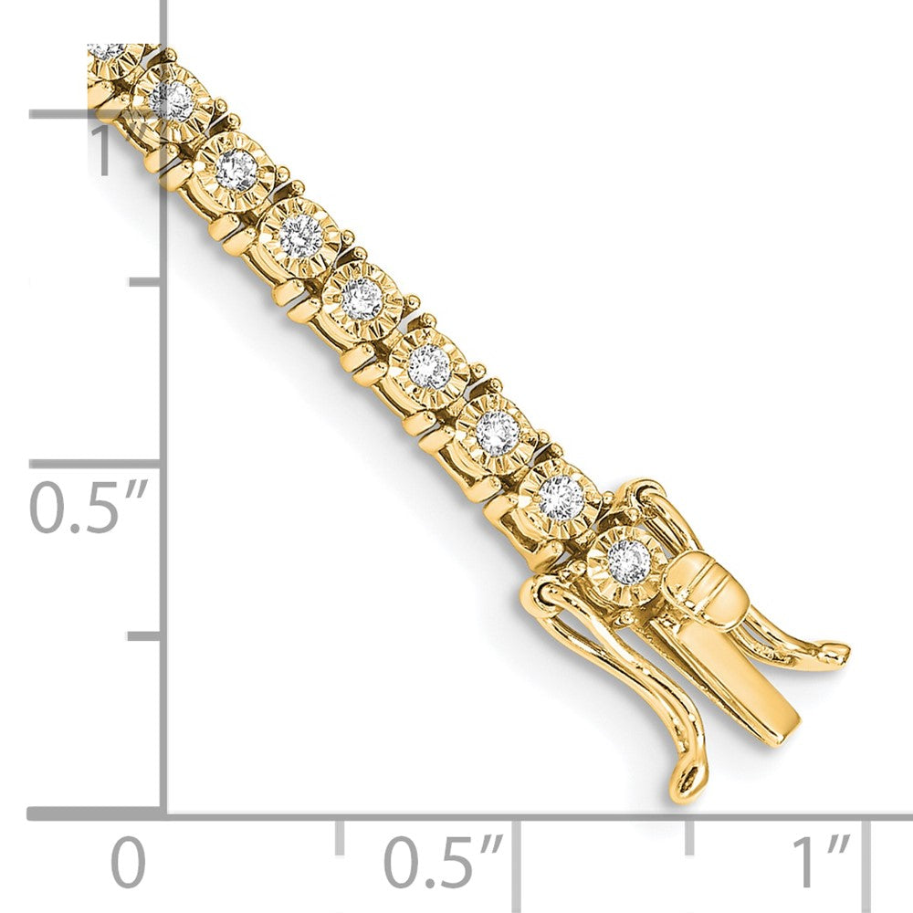 14k Illusion Setting Diamond Bracelet