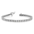 14k White Gold Illusion Setting Diamond Bracelet