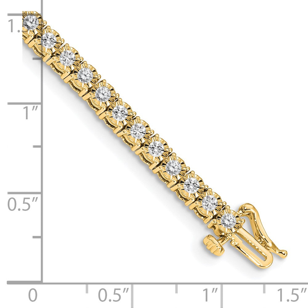 14k Illusion Setting Diamond Bracelet