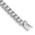 14k White Gold 7.25 inch Diamond Tennis Bracelet