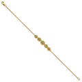 14k Marquise Peridot Bracelet