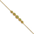 14k Marquise Peridot Bracelet