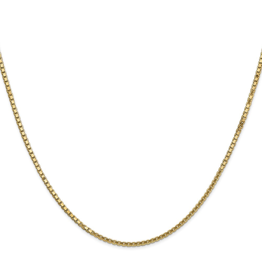14k 1.5mm Box Chain
