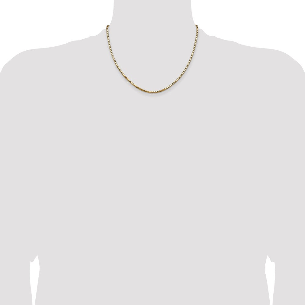14k 2.5mm Box Chain