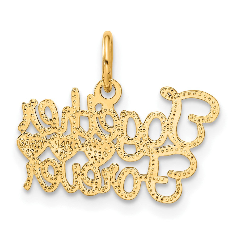 14K TOGETHER FOREVER Charm