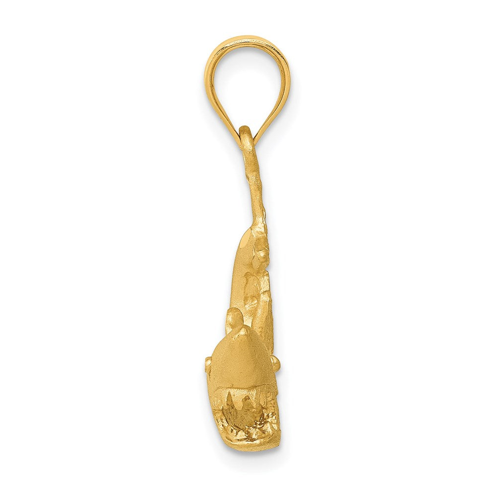 14K Shark Pendant