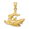 14K Shark Pendant