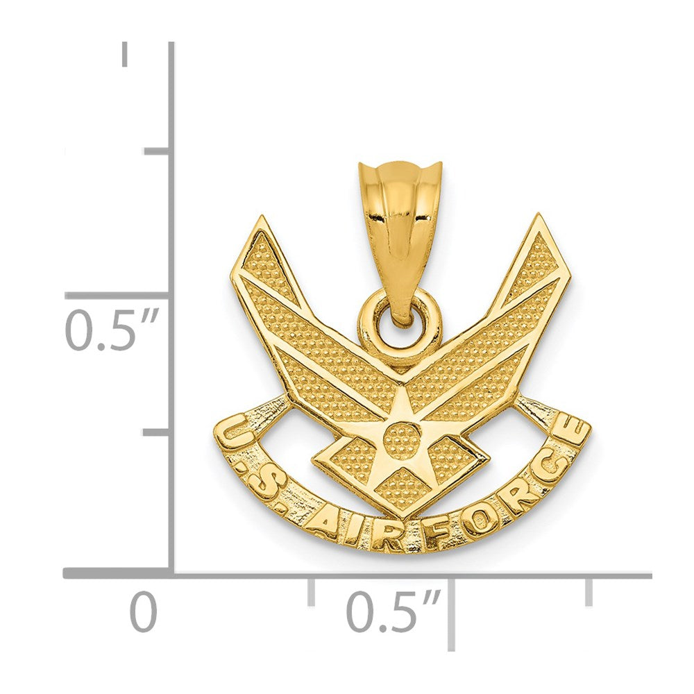14ky U.S. Air Force Pendant