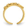 14k Plumeria Toe Ring