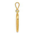14K Polished Heart Pendant