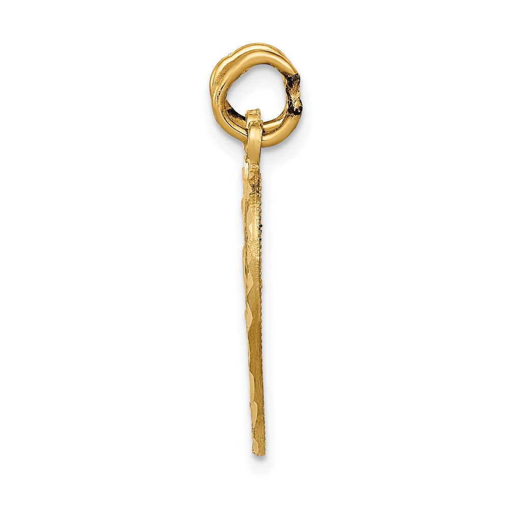 14k Break-apart diamond cut FROM MY HEART DIRECT TO YOURS Charm