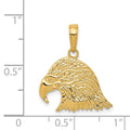 14k Eagle Head Pendant