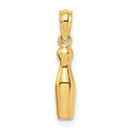 14k 3-D Bowling Charm