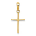 14k Polished Cross Pendant