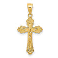 14k Small Crucifix Charm