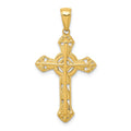 14K Fancy Cross Pendant