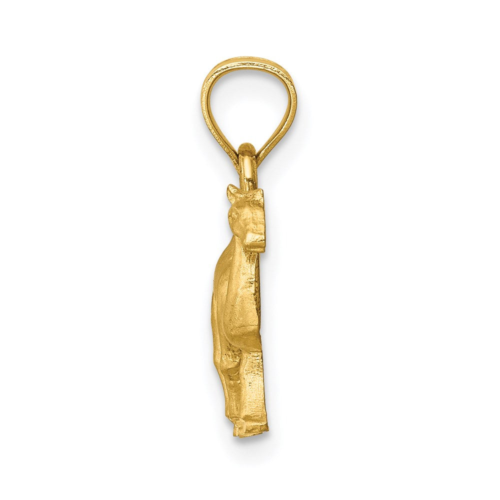 14K D/C Camel Pendant
