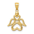 14K Angel Pendant