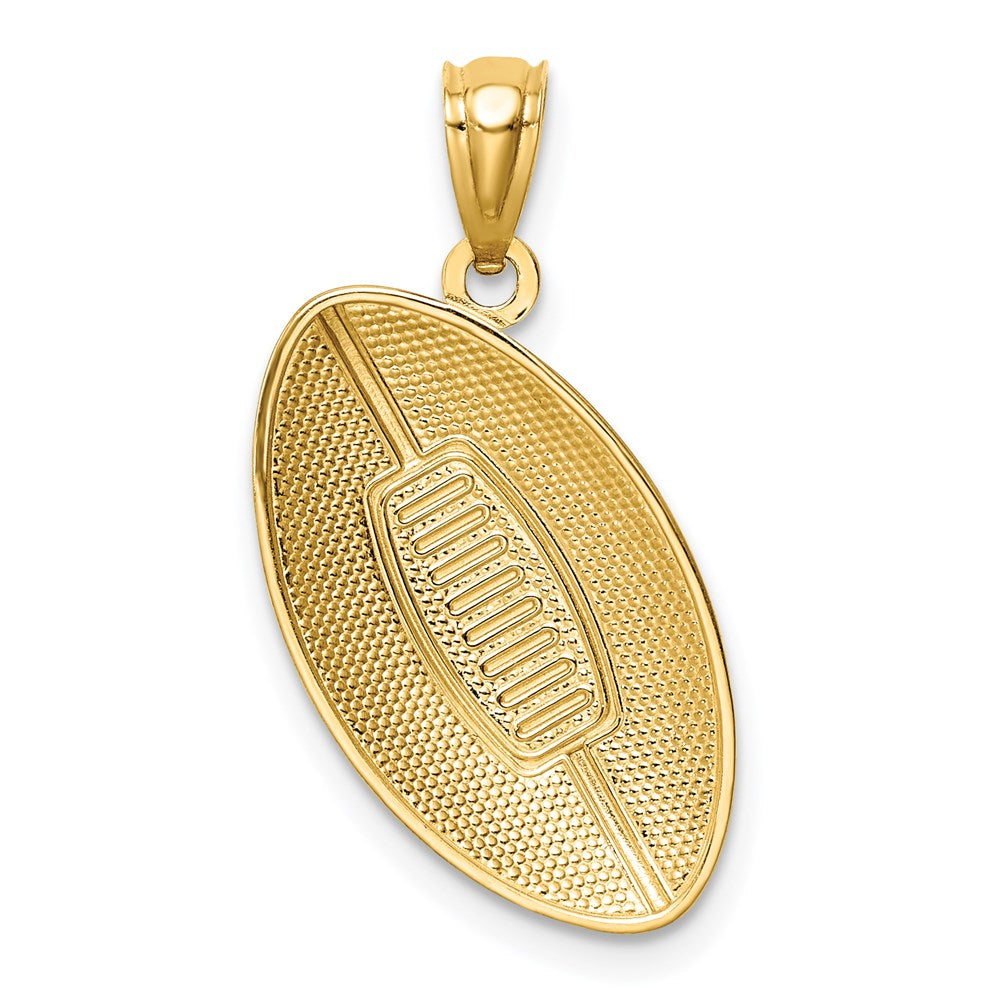 14k Football Pendant