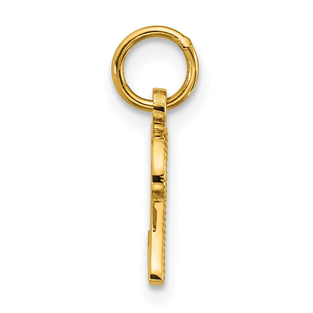 14ky Casted Initial Z Charm