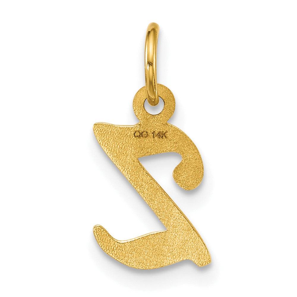 14ky Casted Initial Z Charm