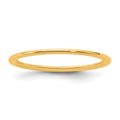 14KY 1mm Standard Comfort Fit Band