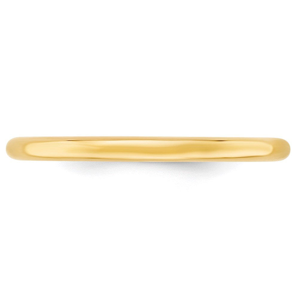 14KY 2mm Standard Comfort Fit Band