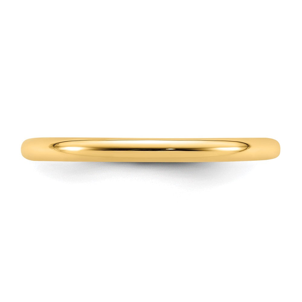 14KY 2mm Standard Comfort Fit Band
