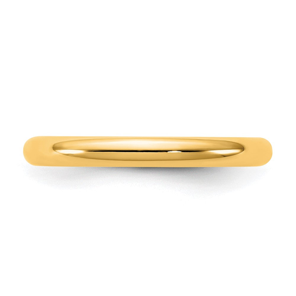 14KY 2.5mm Standard Comfort Fit Band