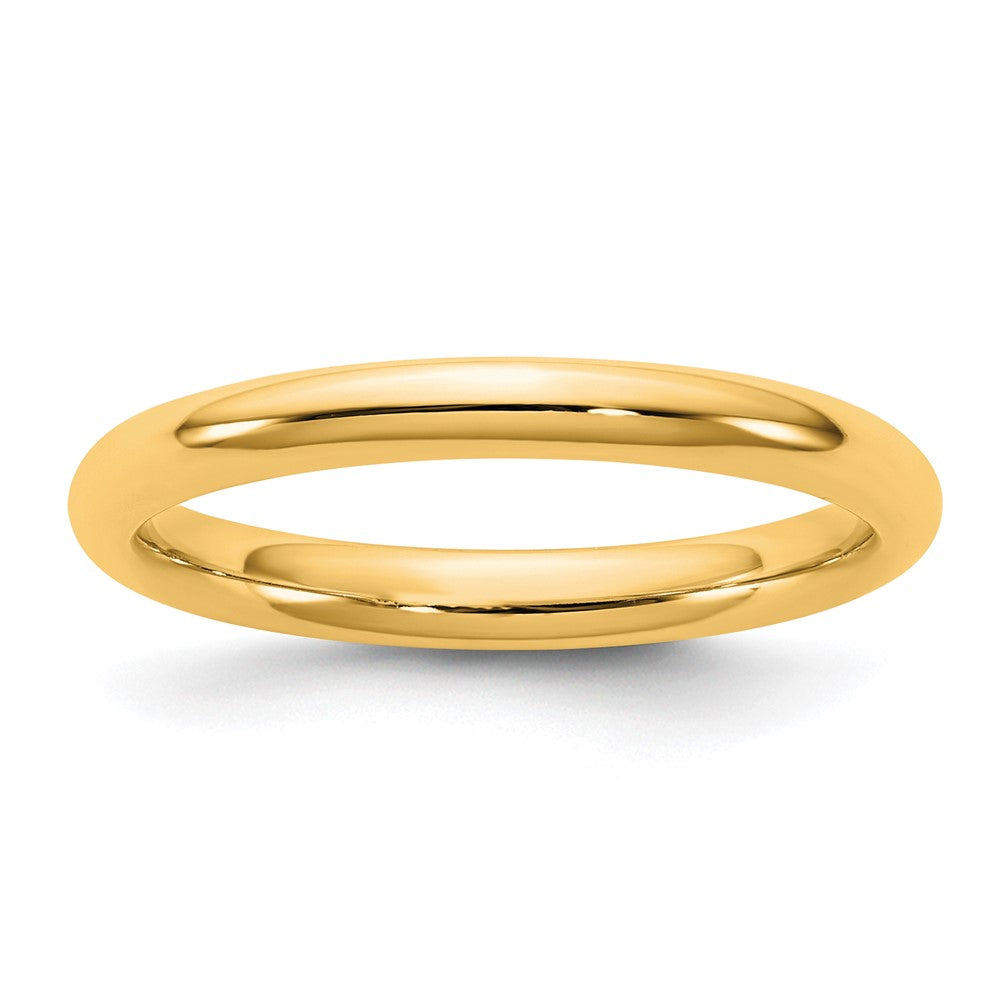 14KY 2.5mm Standard Comfort Fit Band