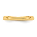 14KY 3mm Standard Comfort Fit Wedding Band