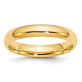 14KY 4mm Standard Comfort Fit Wedding Band