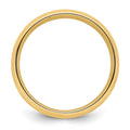14KY 5mm Standard Comfort Fit Wedding Band