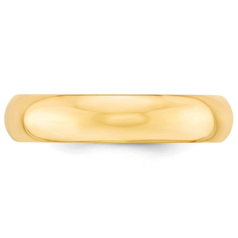 14KY 5mm Standard Comfort Fit Wedding Band