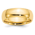 14KY 7mm Standard Comfort Fit Wedding Band