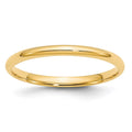 14KY 2mm LTW Comfort Fit Band