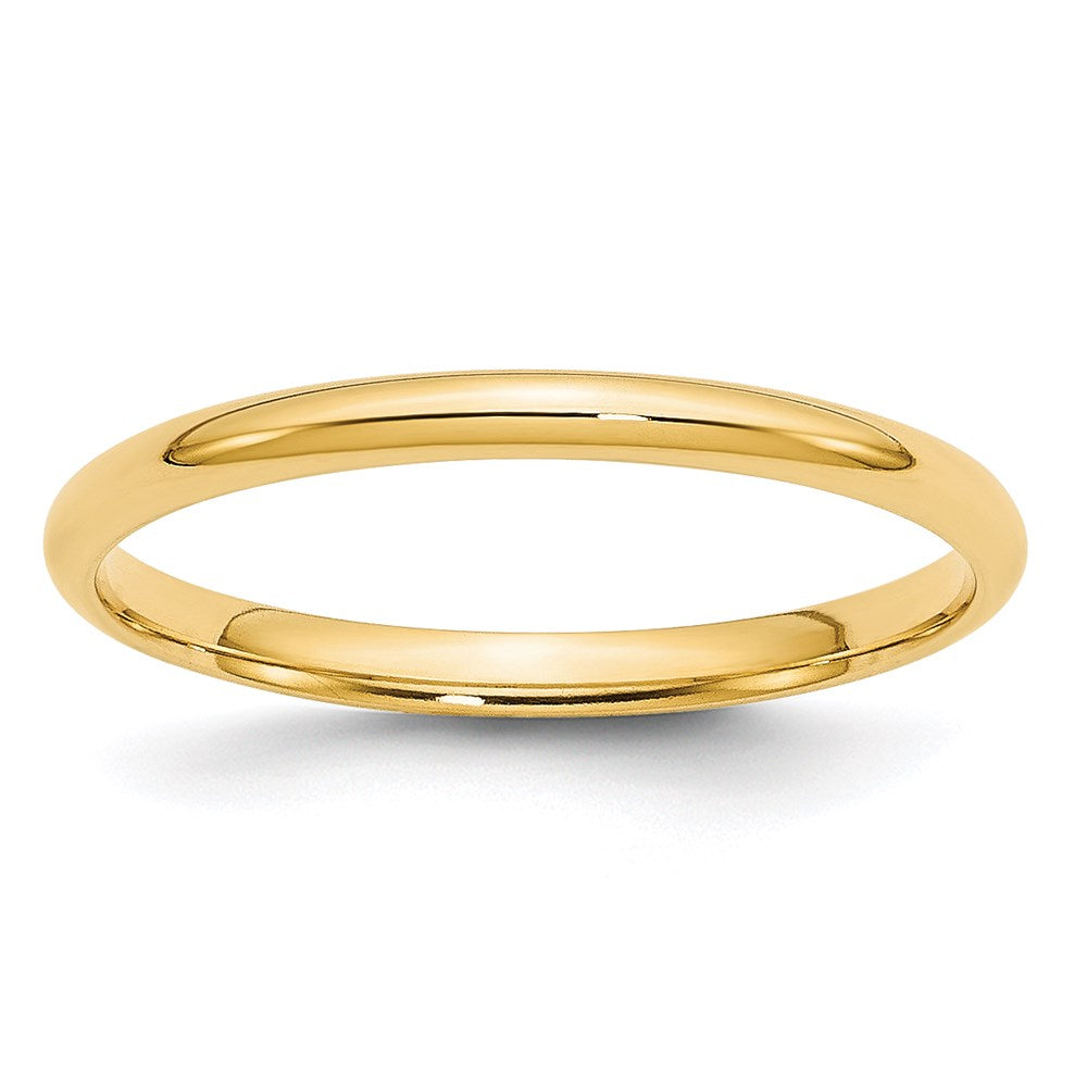 14KY 2mm LTW Comfort Fit Band