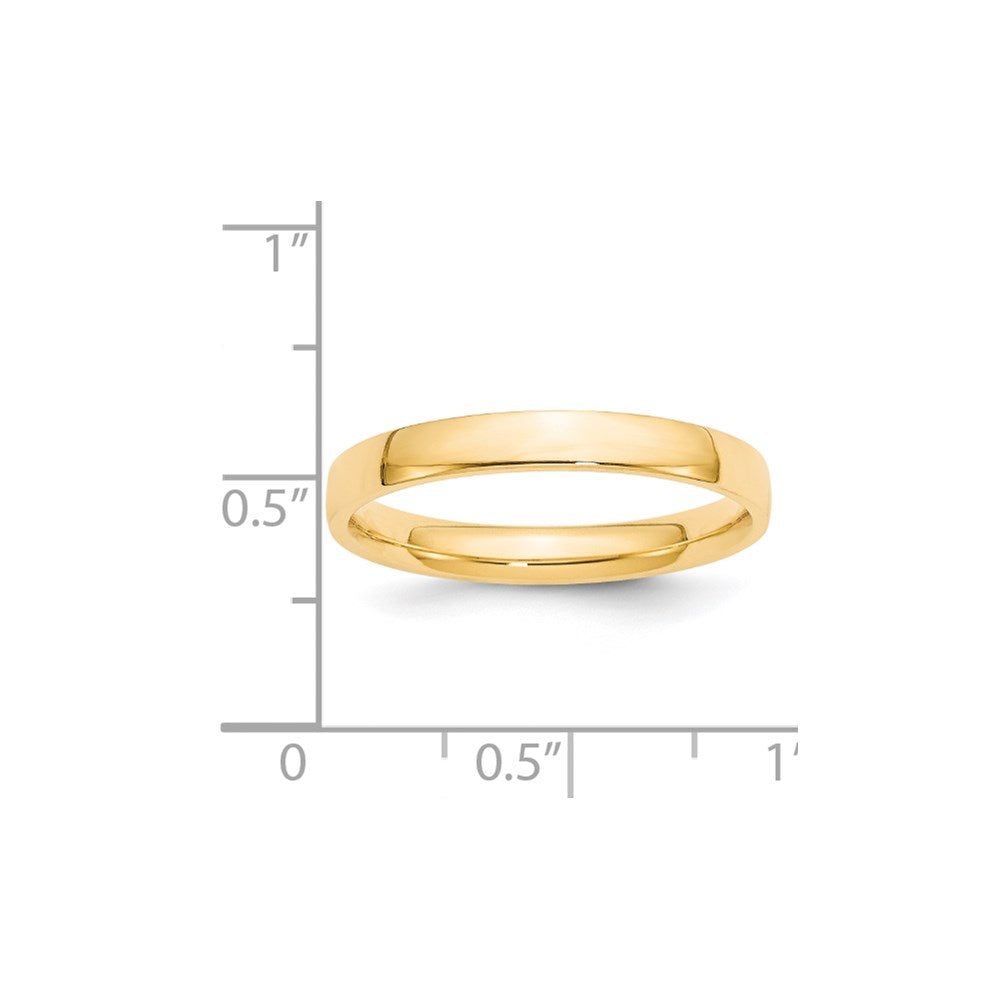14KY 3mm LTW Comfort Fit Band