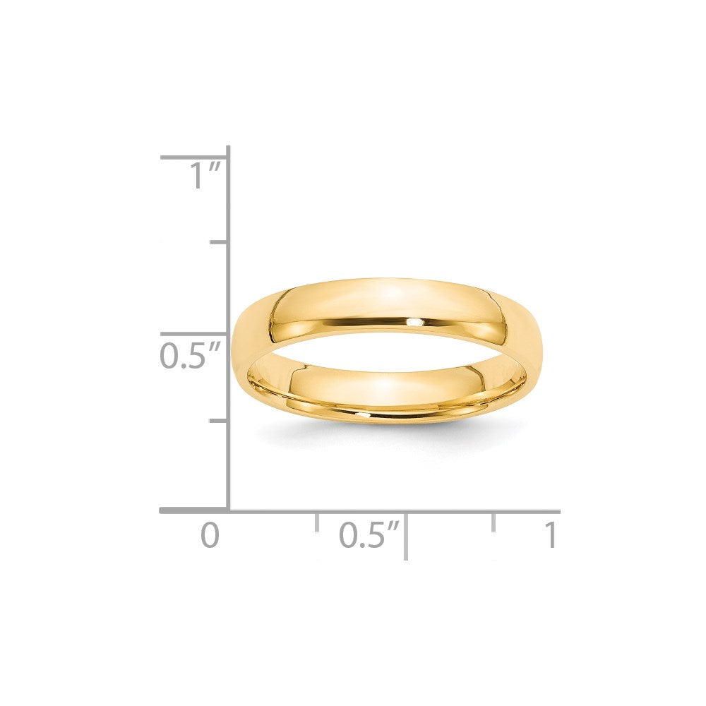 14KY 4mm LTW Comfort Fit Band