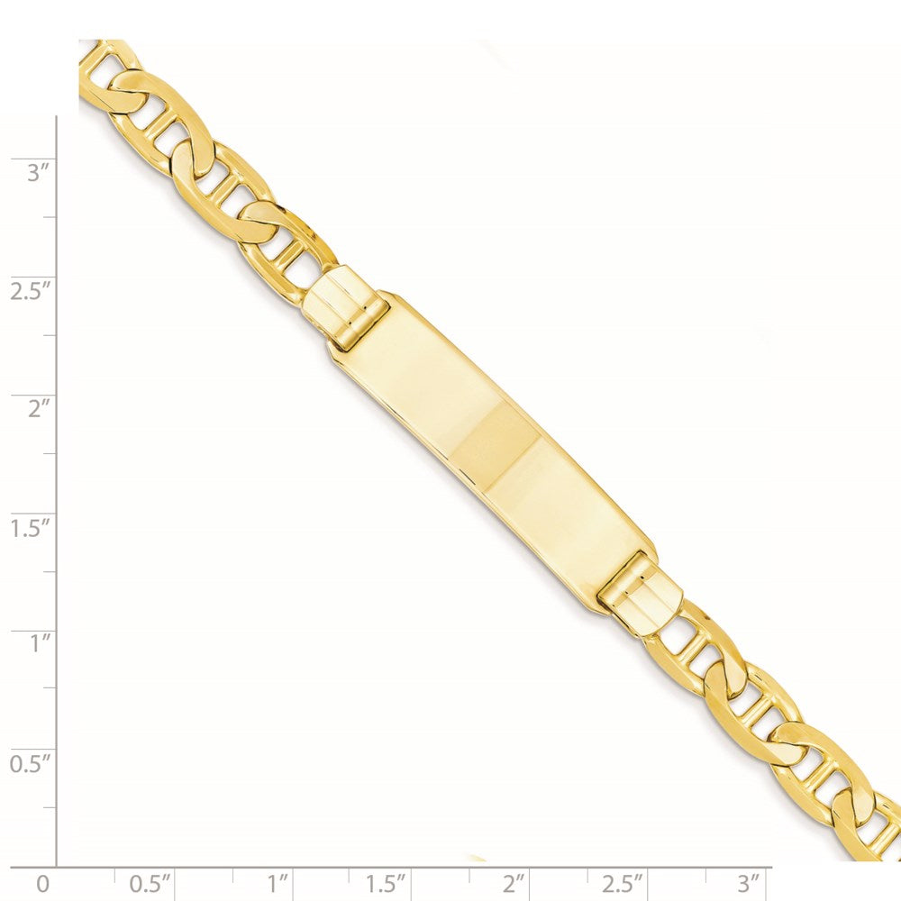 14k Anchor Link ID Bracelet