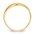 10k Polished Filigree Ring