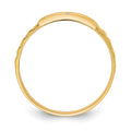 14k and Rhodium Men's Our Lady of Guadalupe Ring