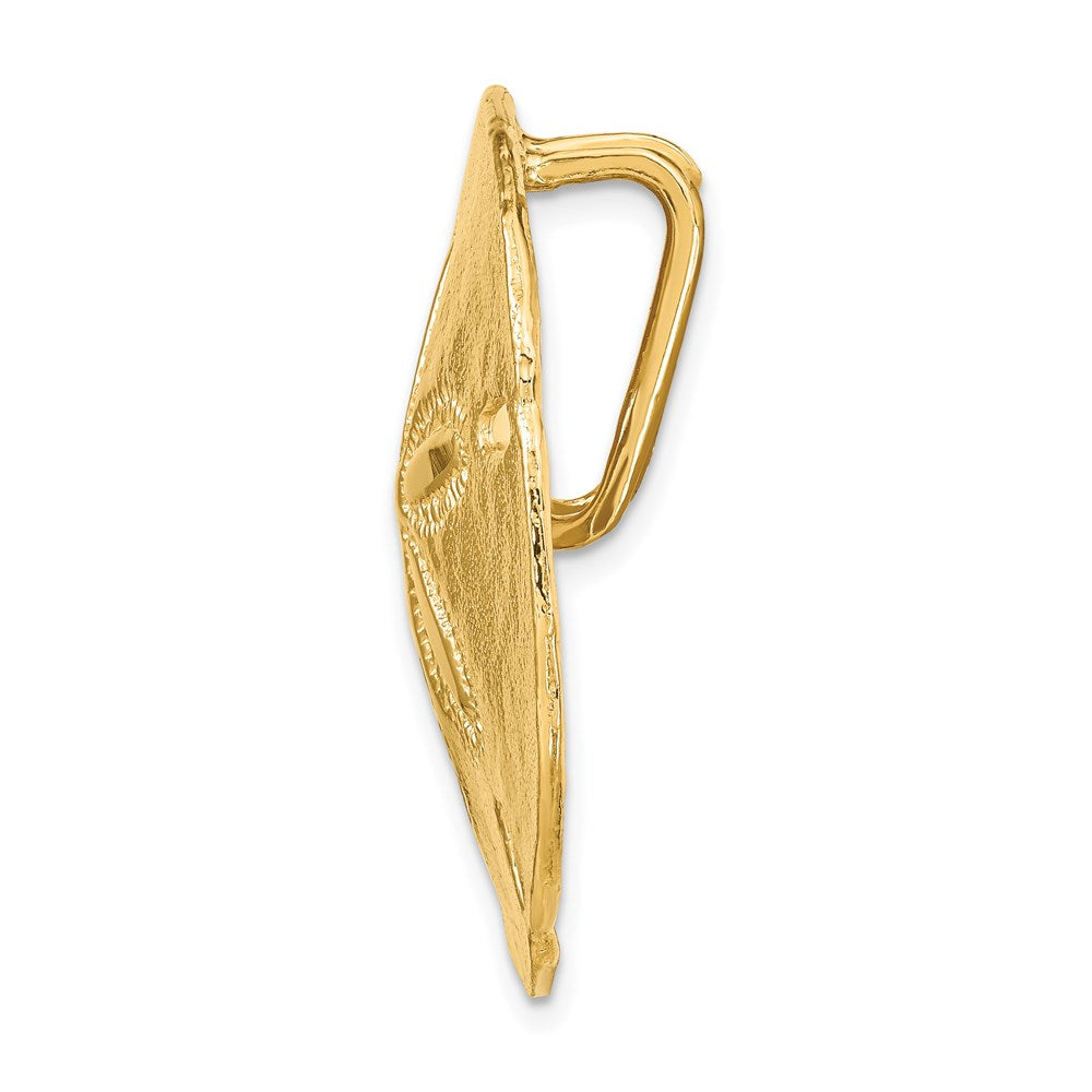 14K Fits Up To 8mm and 10mm Medium Sand Dollar Slide