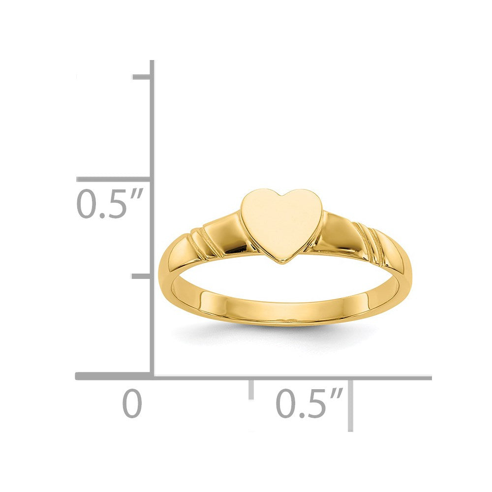 14k Children's Heart Ring